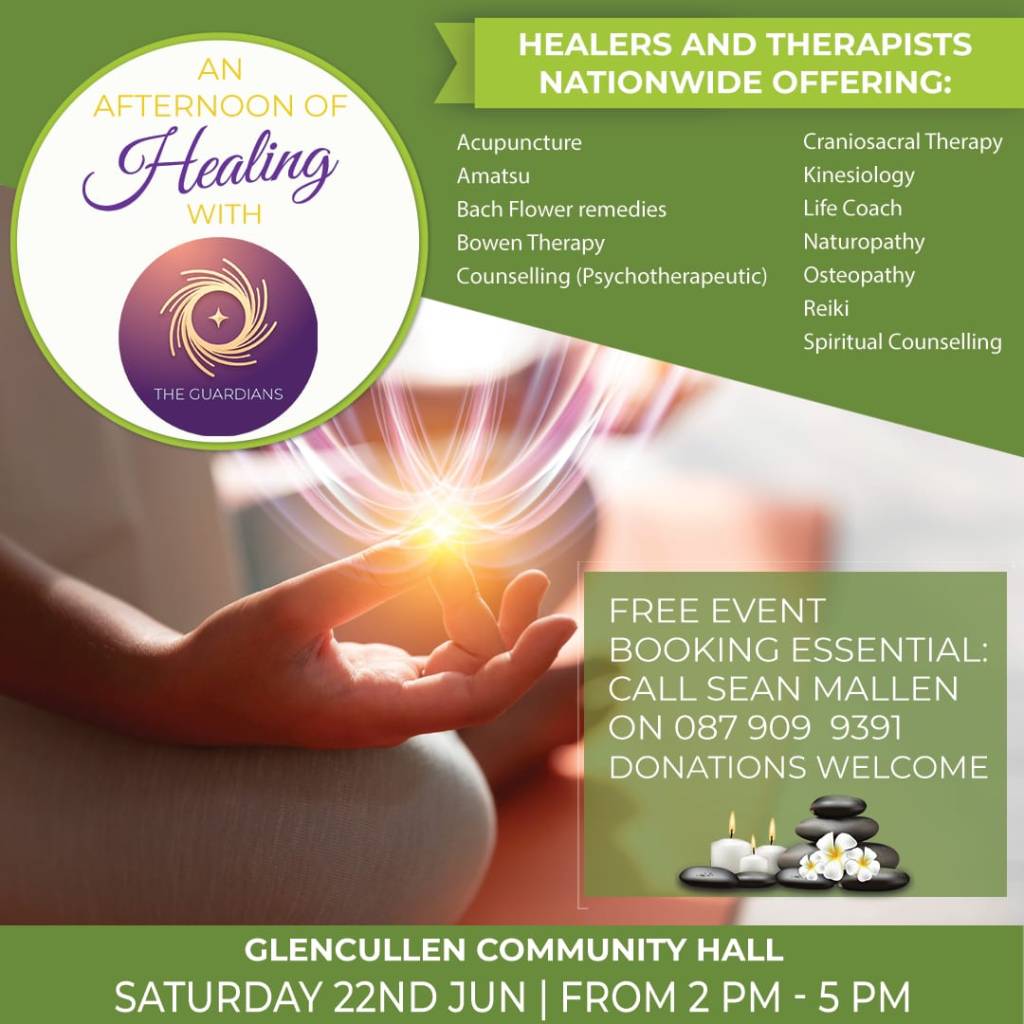 An afternoon of healing    (Saturday June 22nd&nbsp;2pm-5pm)